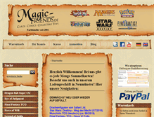 Tablet Screenshot of magic-friends.de